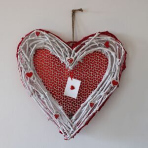 Szerelmes üzenet ajtódísz